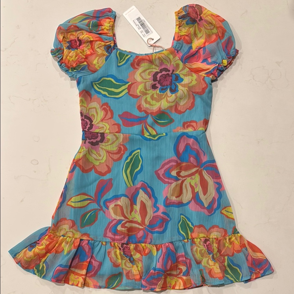 NWT GB Girls Floral Dress. Size 5